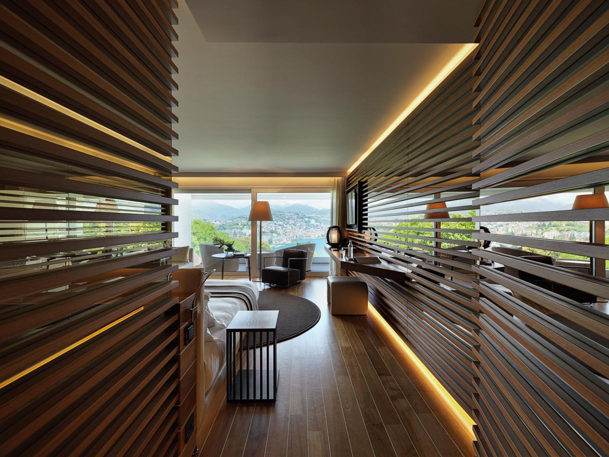 The View Lugano Hotel Paradiso Ruang foto