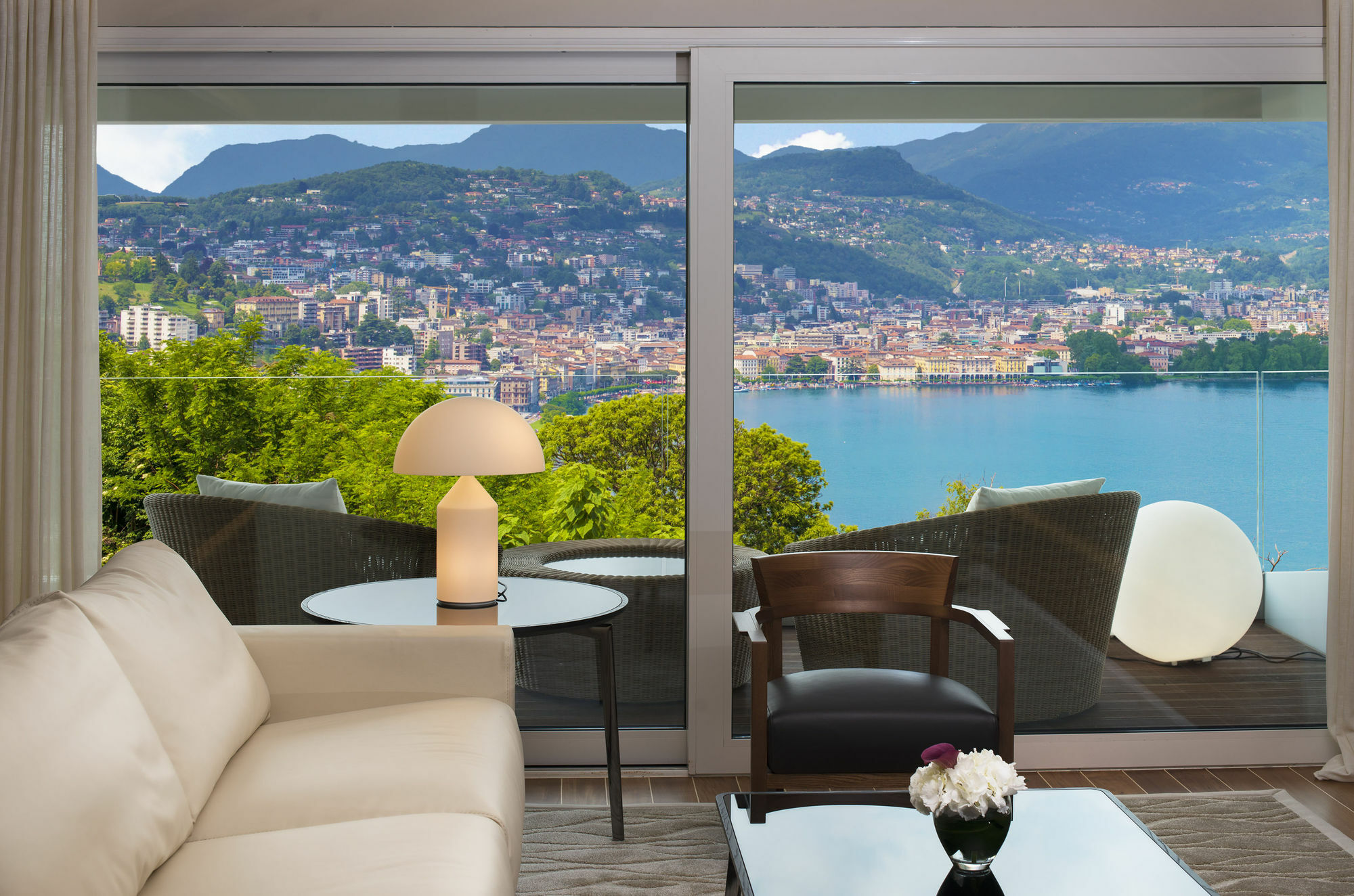 The View Lugano Hotel Paradiso Bagian luar foto