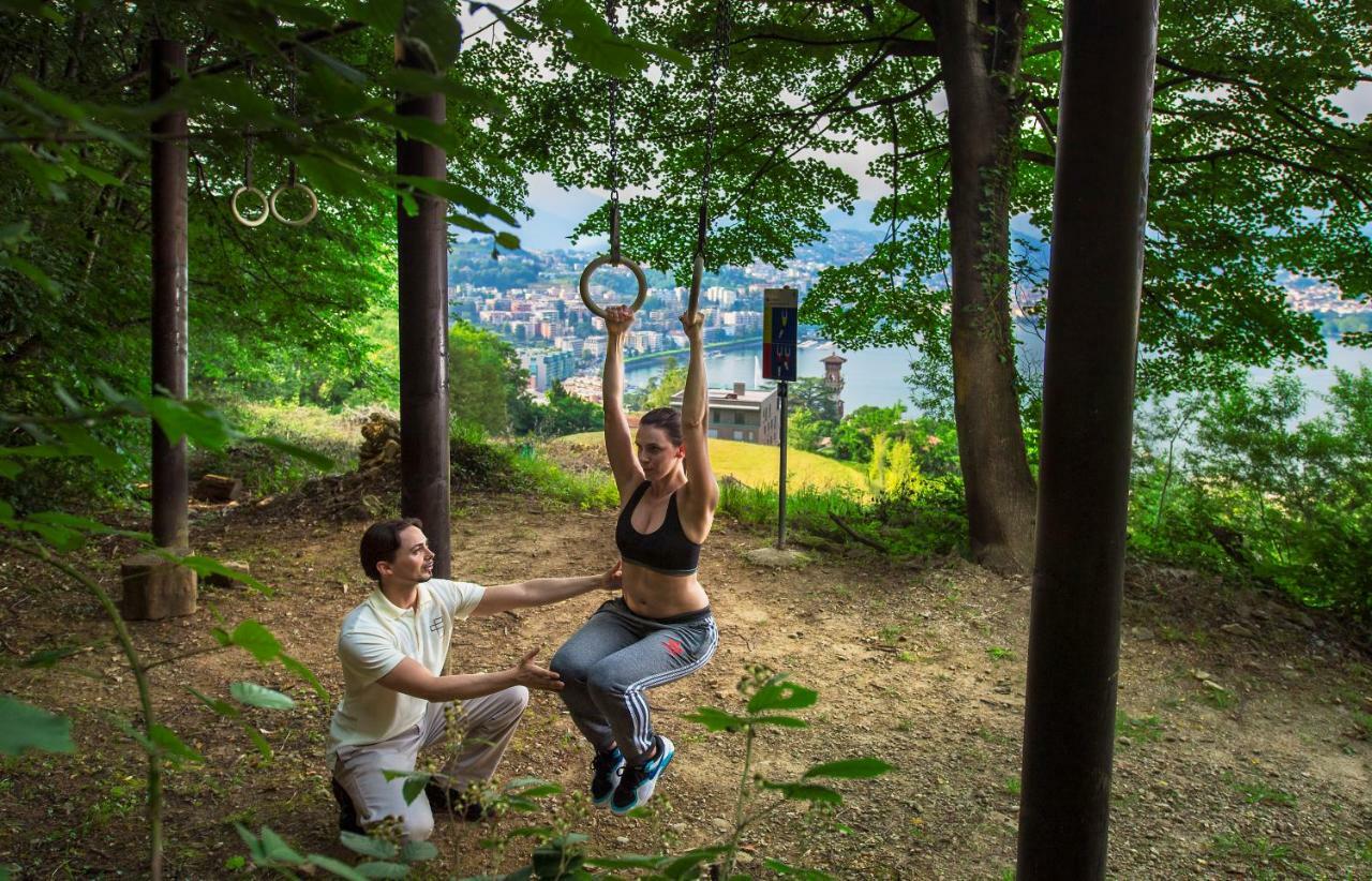 The View Lugano Hotel Paradiso Bagian luar foto